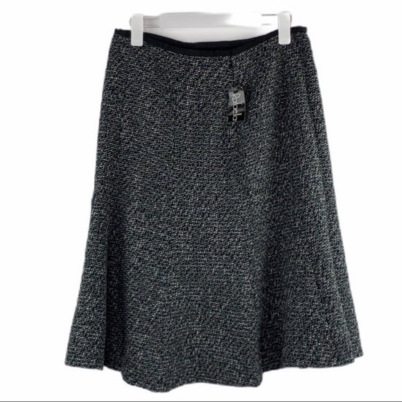 Rafaella Dresses & Skirts - Rafaella Woven Tweed A-line Skirt Size 10